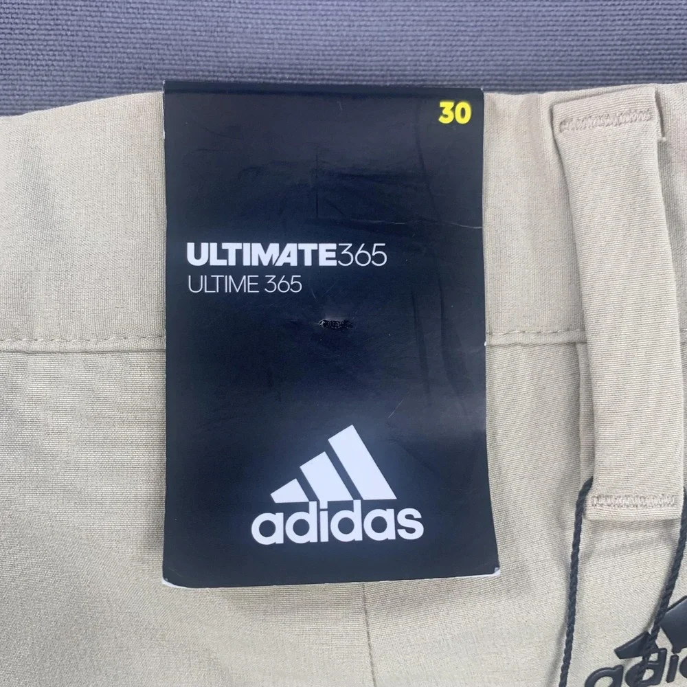 New Adidas Golf Shorts Men 30 Ultimate365 Khaki Beige Gilbert Highschool Indians